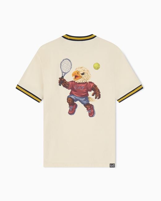 EA7 Natural T-Shirt Graphic Series Regular Fit for men