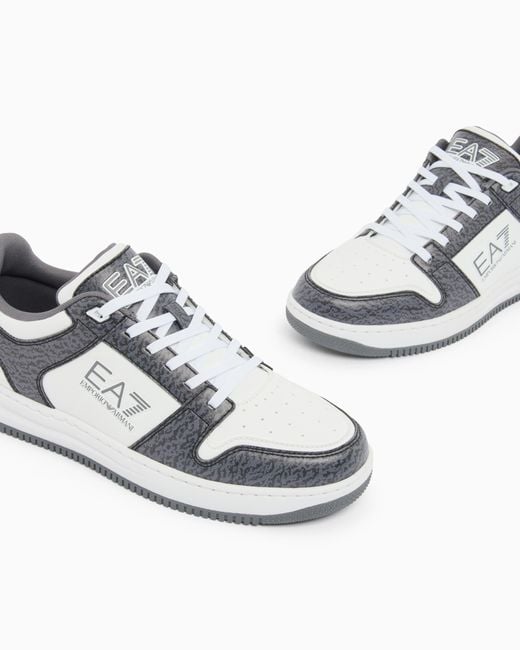 EA7 White Slasher Sneakers