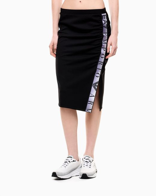 EA7 Black Dynamic Athlete Long Skirt
