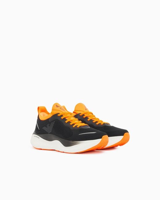 EA7 Blue Nitro Wave Sneakers