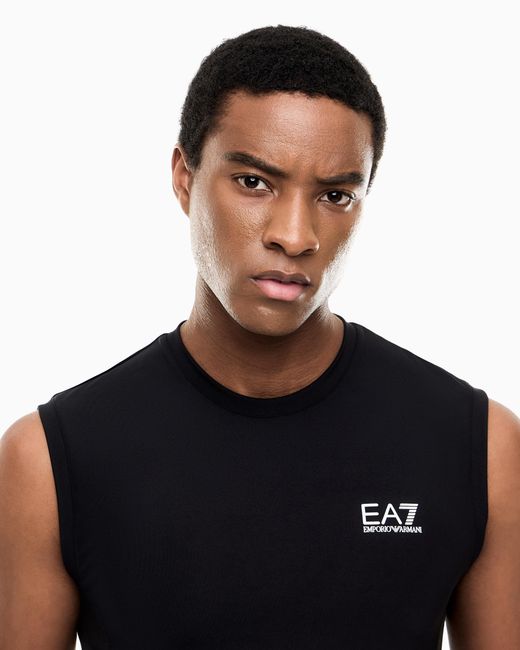EA7 Black Tank Vigor 7 Slim Fit for men