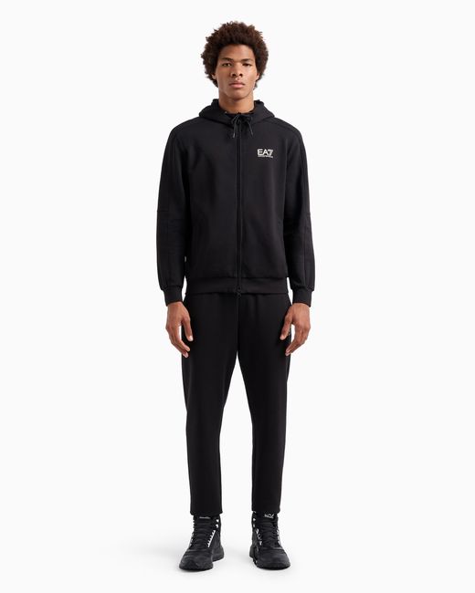 Ea7 visibility cotton tracksuit deals