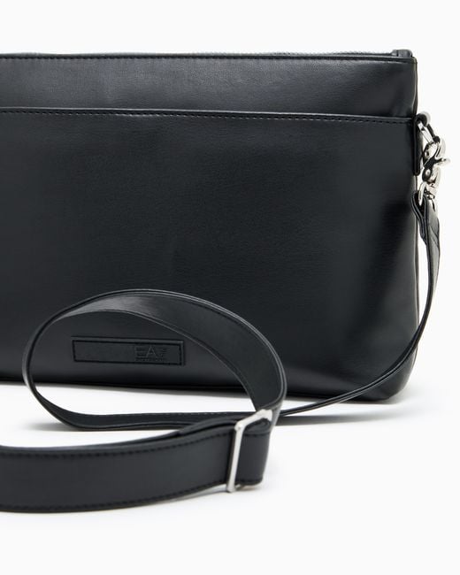 EA7 Black Winter Mix Umhängetasche Aus Gewebe