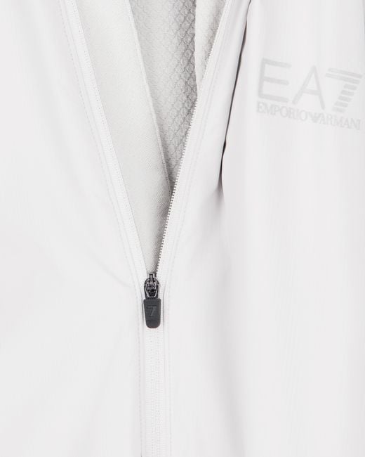 EA7 White Sweatshirt Vigor 7 Regular Fit Technical for men