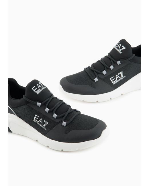 EA7 Black Evo Racer Sneakers