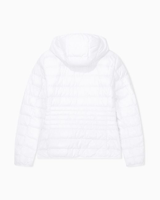 EA7 White Padded Jacket