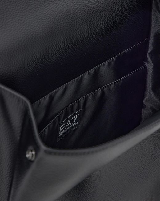 EA7 Blue Backpack With Outer Coating