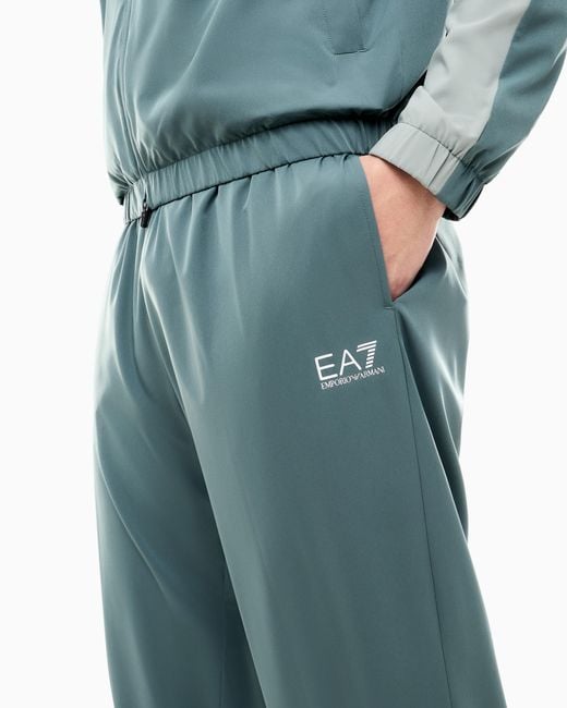 EA7 Blue Oversized Tracksuit Tennis Pro With Ventus7 Technology for men