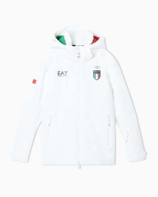 Italia Team Giacca Da Sci di EA7 in White