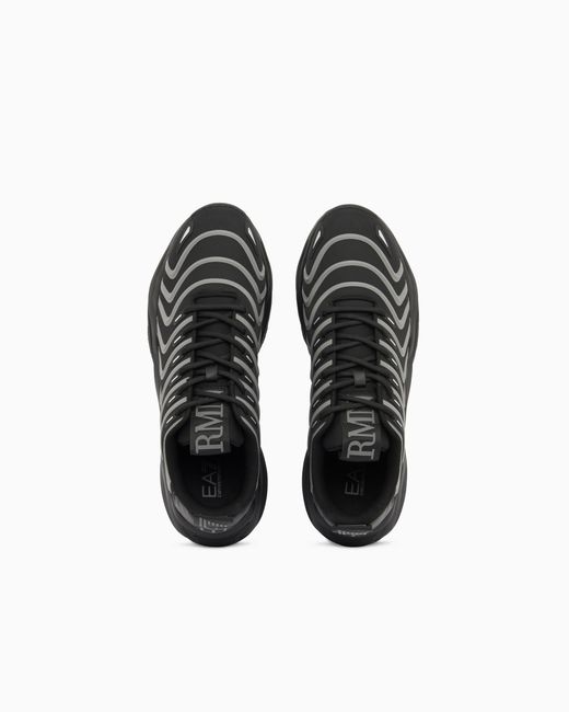 Sneakers Infinity Neo Con Tomaia di EA7 in Black