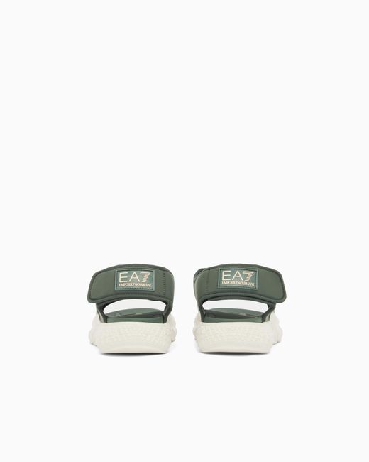 EA7 Green Kombat Sandals