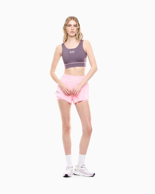 EA7 Purple Reversible Sport Bra Ventus 7