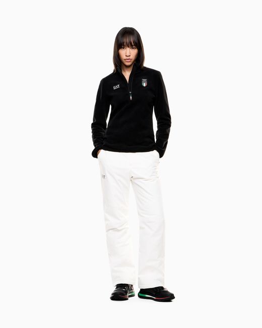 Italia Team Pile Tecnico Da Sci di EA7 in Black