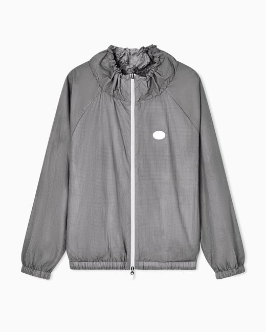 EA7 Blue Dynamic Athlete Reversible Jacket