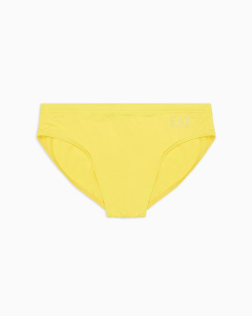 EA7 Yellow Swim Briefs for men