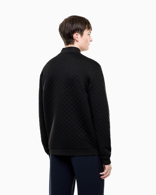 EA7 Blue Sweatshirt Premium Label Regular Fit for men