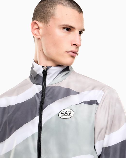 EA7 Blue Tennis Pro Girl Tracksuit for men