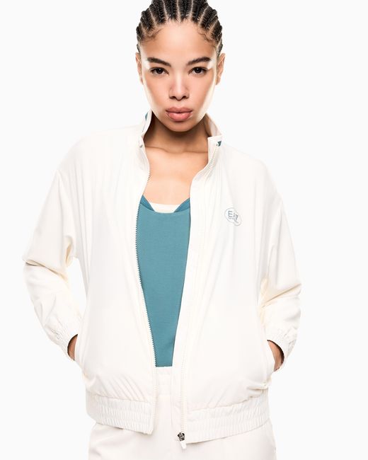 EA7 White Tennis Pro Tracksuit