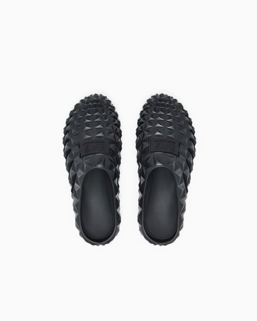 EA7 White Prisma Sliders