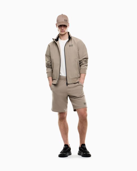EA7 Natural Core Identity Nylon Jacket for men