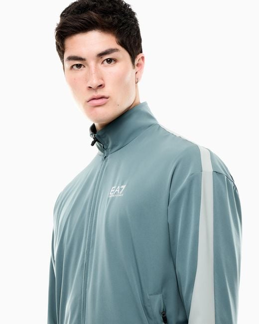 EA7 Blue Oversized Tracksuit Tennis Pro With Ventus7 Technology for men