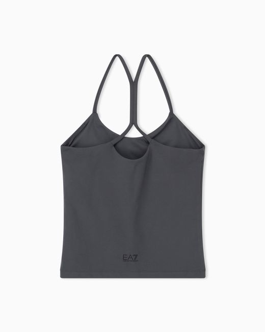 EA7 Blue Slim-Fit Tank Top Vigor Fullness