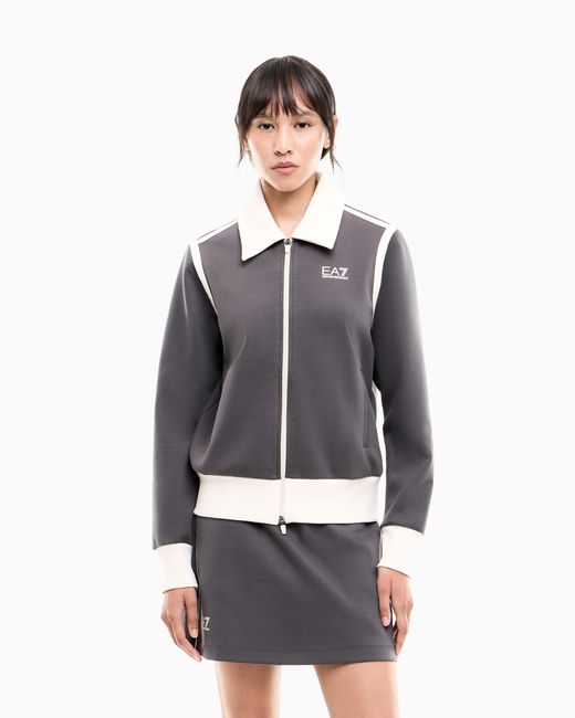 EA7 Blue Sweatshirt Golf Pro Regular Fit