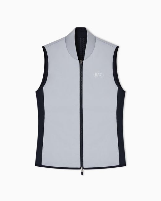 Gilet Leggermente Imbottito Golf Pro di EA7 in Blue