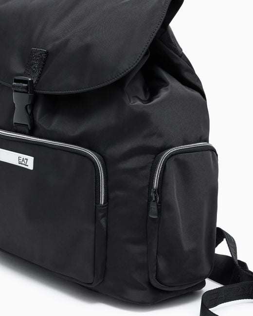 EA7 Blue Rucksack Aus Funktionsgewebe