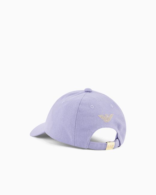 Cappello Da Baseball di EA7 in Purple