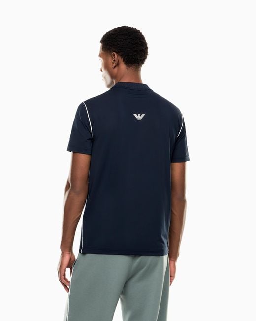 EA7 Blue Tennis Pro T-Shirt for men