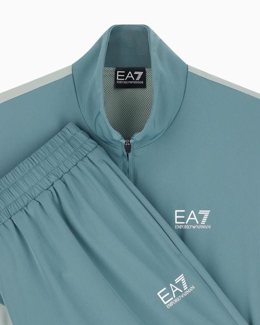 EA7 Blue Oversized Tracksuit Tennis Pro With Ventus7 Technology for men