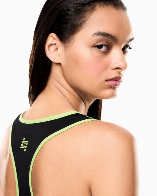 EA7 Black Dynamic Athlete Tanktop Aus Ventus7-Funktionsgewebe