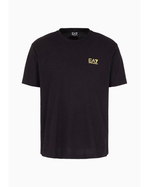 Emporio Armani Black Logo Series Cotton Jersey Crew-neck T-shirt for men