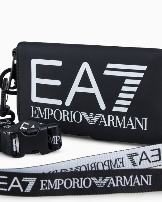 EA7 White Mobile Phone Holder With Oversized Logo