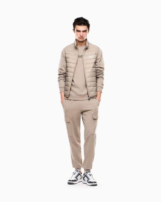 EA7 Natural Utility Trousers Core Identity for men