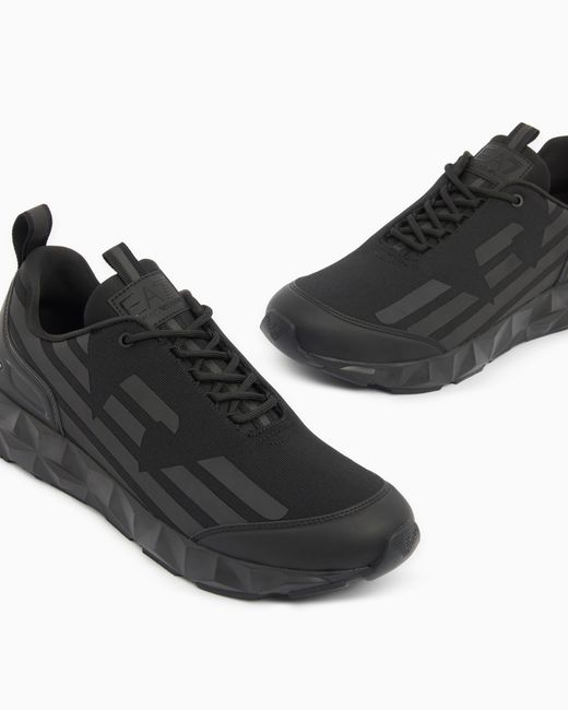 EA7 White Ultimate C2 Kombat Core Sneakers