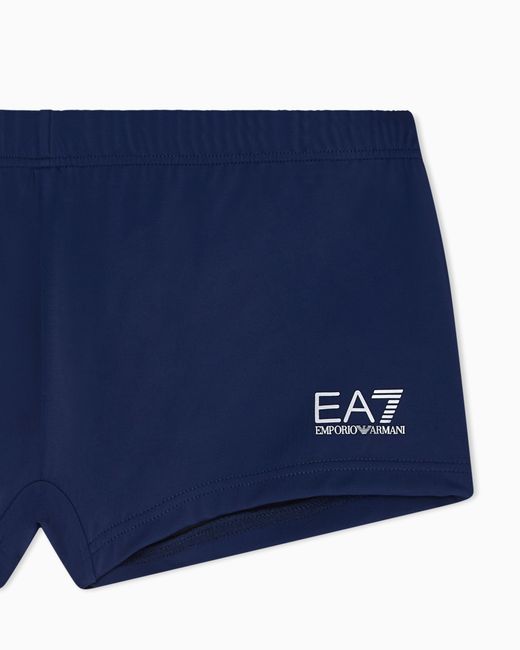 Costume Bagno Slip Con Coulisse di EA7 in Blue da Uomo