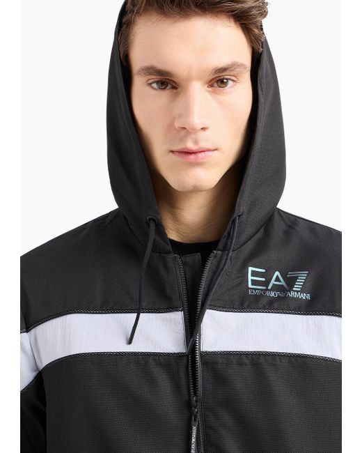 EA7 Black Dynamic Athlete Tracksuit In Ventus7 Technical Fabric for men