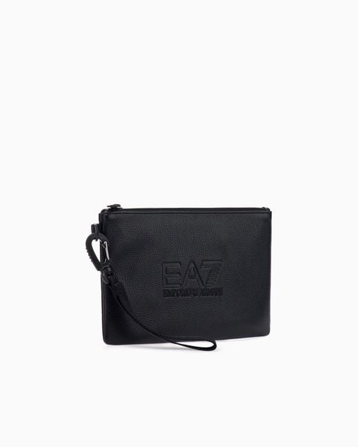EA7 Black Handbag Pouch Regular Fit