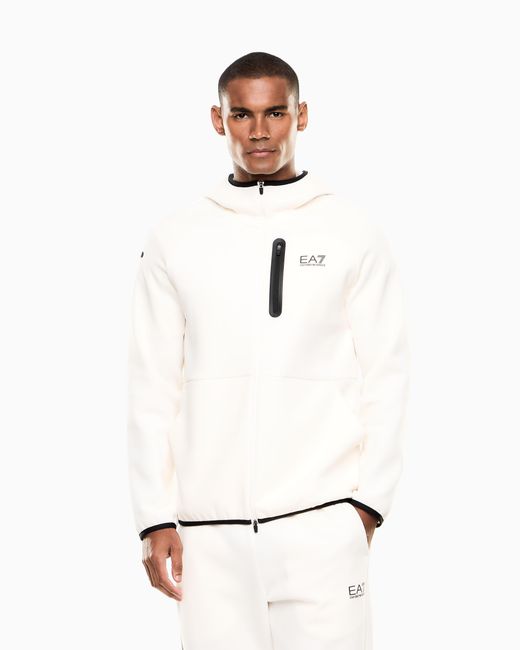 EA7 Natural Dynamic Athlete Hooded Sweatshirt for men