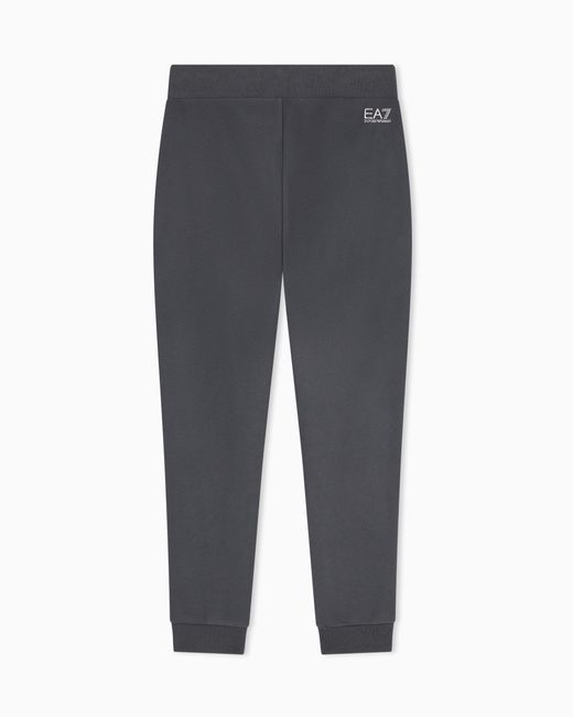 EA7 Blue Regular Fit Trousers Logo Series