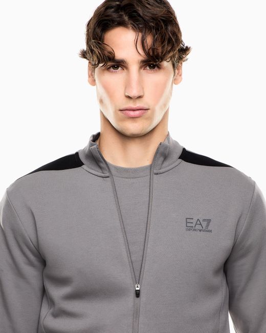 EA7 Gray Dynamic Athlete Tracksuit for men