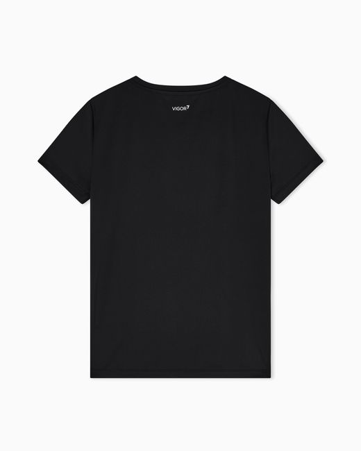 EA7 Black T-Shirt Vigor7 Slim Fit