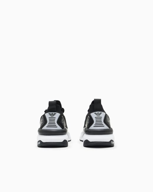 EA7 Black Crusher Sonic Sneaker Strick Aus Mesh Crusher Sonic Knit