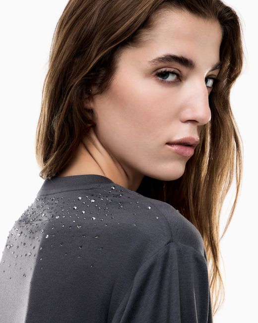 T-Shirt Precious di EA7 in Blue