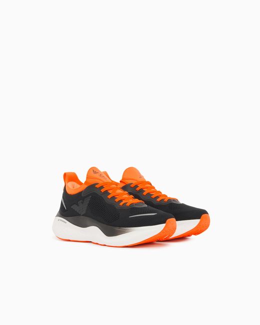 EA7 Blue Nitro Wave Sneakers