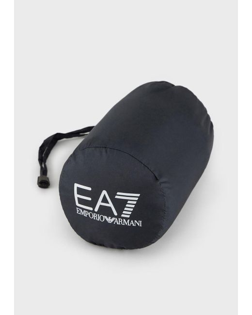 EA7 Core Identity Packbare Weste in Blue für Herren