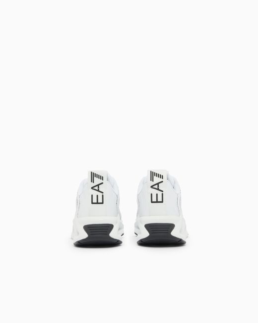 EA7 White Sneakers Infinity Neo With Rubber Sole