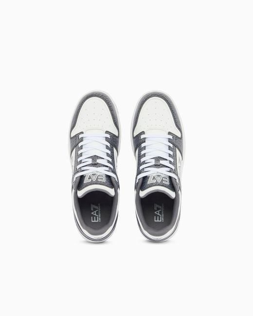 EA7 White Slasher Sneakers